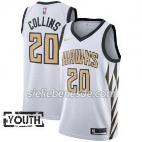 Kinder NBA Atlanta Hawks Trikot John Collins 20 2018-19 Nike City Edition Weiß Swingman